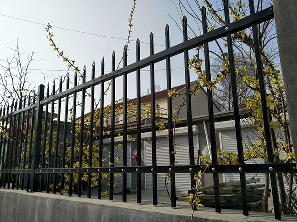 北京双横梁锌钢护栏图片2