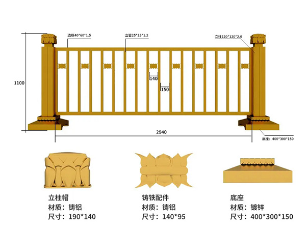 安徽黄金护栏图片4